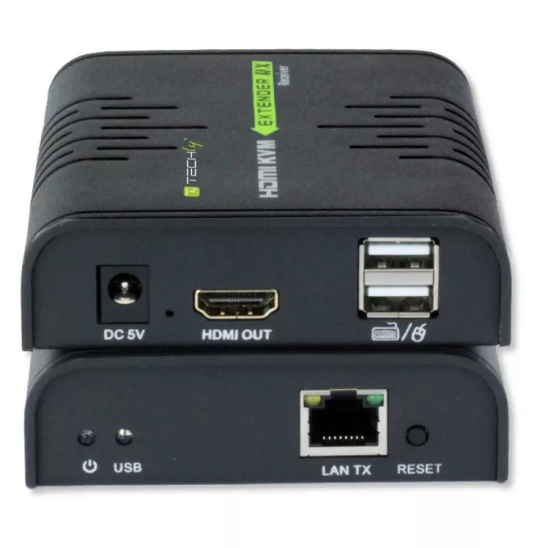 Techly IDATA HDMI-KVM2 KVM-extender zender & ontvanger