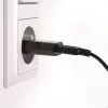 Techly compacte oplader USB 1A Europese stekker zwart