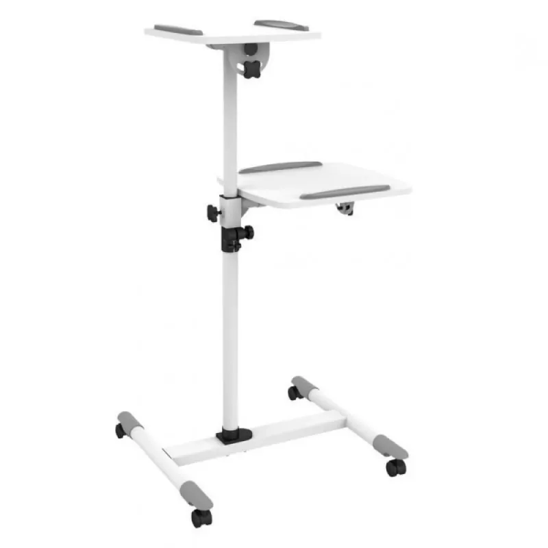 Techly universele trolley voor notebook / projector, wit ICA-TB TPM-6