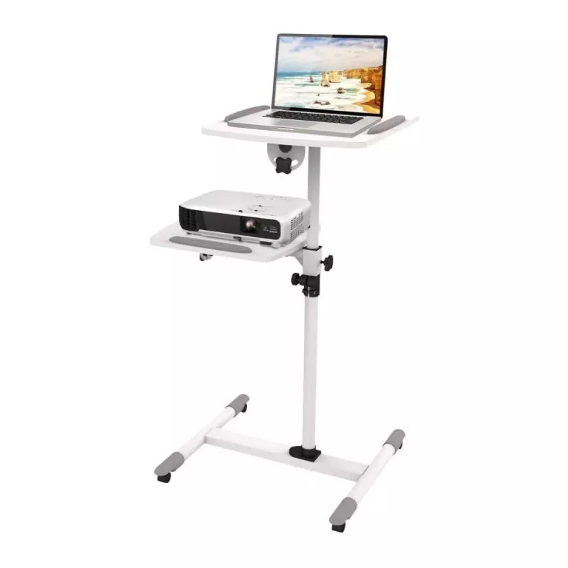 Techly universele trolley voor notebook / projector, wit ICA-TB TPM-6