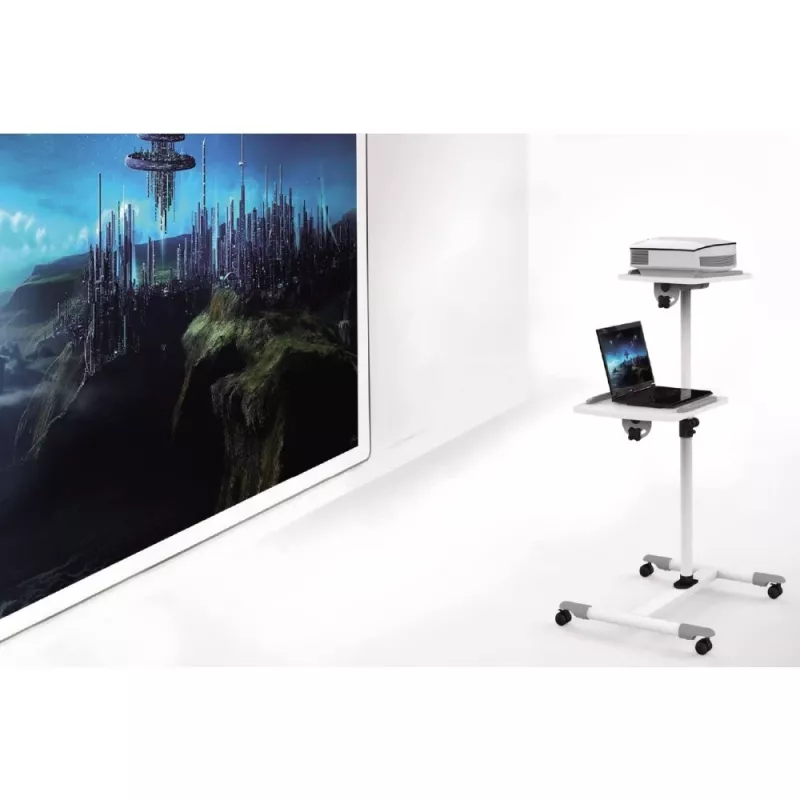 Techly universele trolley voor notebook / projector, wit ICA-TB TPM-6