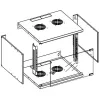 Techly wandrack 19 6U prof. 320 grijs gemonteerd” I-CASE EL-1006G32