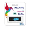 ADATA UV220 USB-stick 64 GB USB Type-A 2.0 zwart, blauw