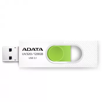 ADATA UV320 USB-stick 128 GB USB Type-A 3.2 Gen 1 (3.1 Gen 1) groen, wit