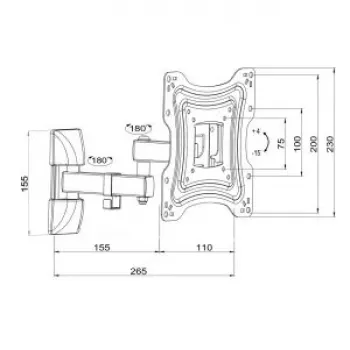 Wandhouder ART RAMT AR-83