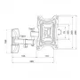Wandhouder ART RAMT AR-83