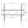 Techly wandhouder voor LED LCD TV 42-80 ultra slank fixed H600mm ICA-PLB 860
