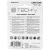 Techly blister 4 batterijen High Power Mini Stilo AAA alkaline LR03 1,5V IBT-KAL-LR03T