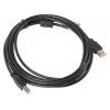 LANBERG USB-kabel USB 2.0 USB B – 3 m zwart