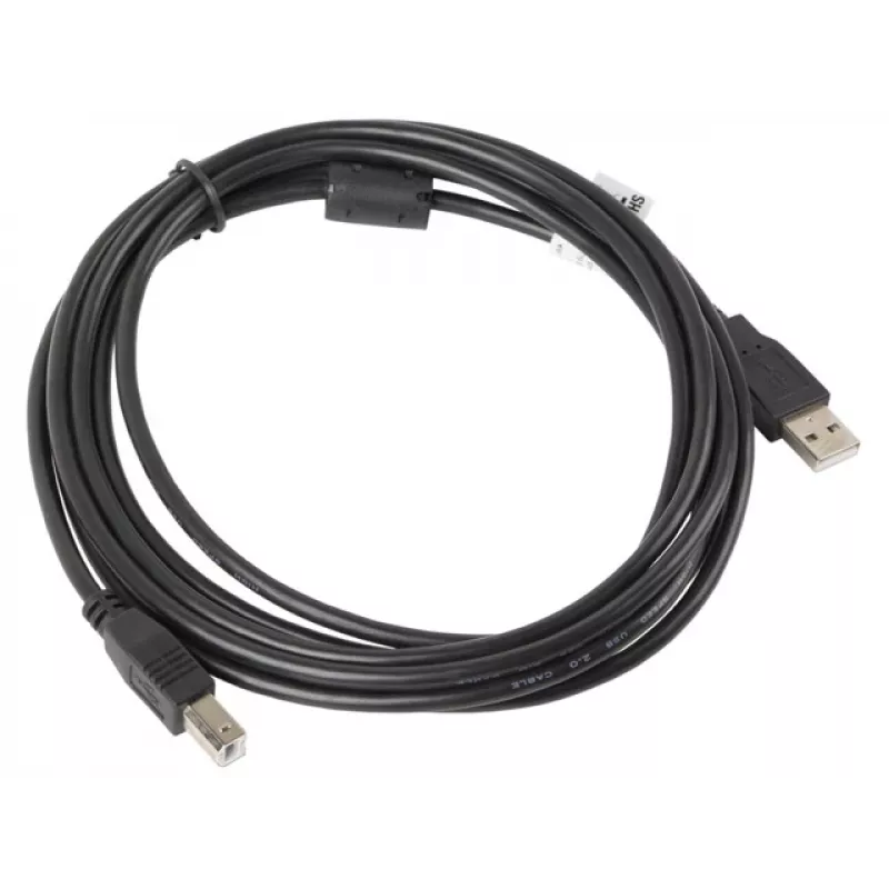 LANBERG USB-kabel USB 2.0 USB B – 3 m zwart