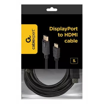 GEMBIRD DisplayPort-naar-HDMI-kabel 5 m