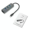 i-tec Metal USB-C-hub 4 poorten