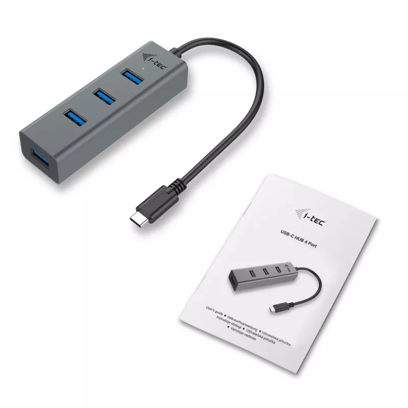 i-tec Metal USB-C-hub 4 poorten