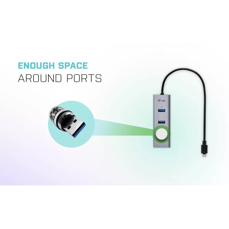 i-tec Metal USB-C-hub 4 poorten