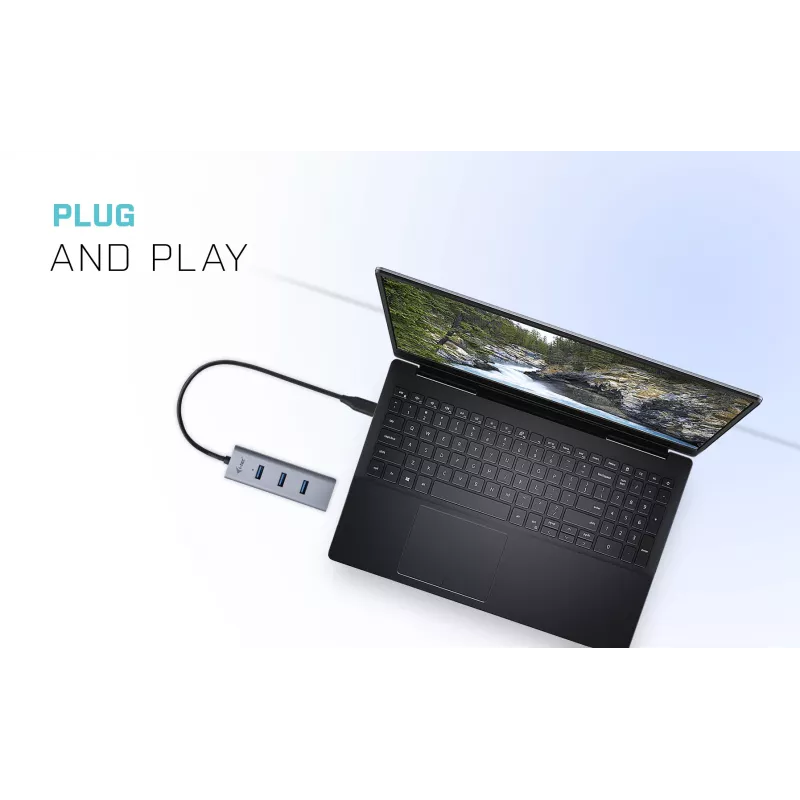 i-tec Metal USB-C-hub 4 poorten