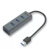 USB-hub i-tec Metal USB 3.0-hub 4 poorten
