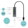USB-hub i-tec Metal USB 3.0-hub 4 poorten