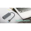 USB-hub i-tec Metal USB 3.0-hub 4 poorten