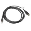 USB 2.0-kabel LANBERG CA-USBA-10CC-0018-BK — 1,8 m, USB A (stekker) naar USB B (stekker), zwart