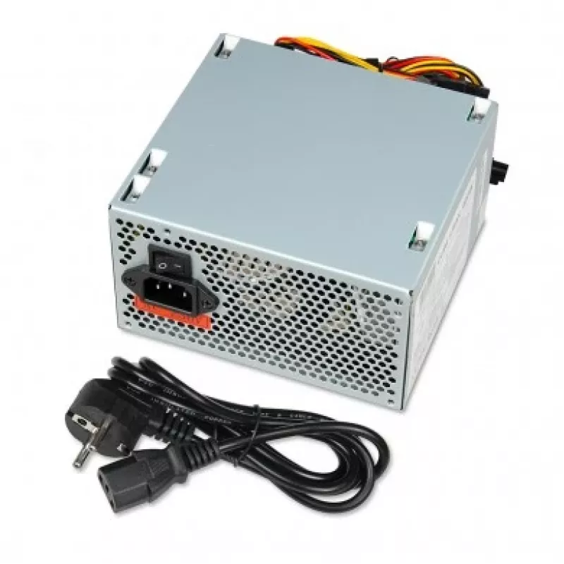 ATX-voeding IBOX CUBE II 400 W — 20+4-pin, 120-mm-ventilator, zilver