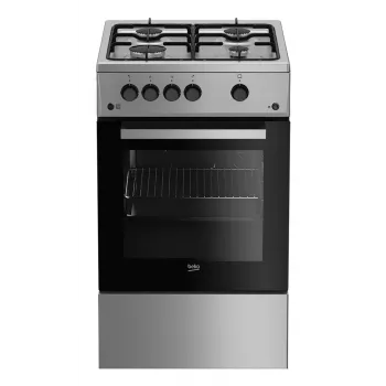 Beko FSG52020FX vrijstaand fornuis gas roestvrij staal