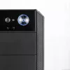 Modecom Oberon Pro Midi Tower pc-behuizing, ATX/Micro ATX/ITX, zijvenster, videokaart tot 395 mm, 2x USB 3.0, zwart