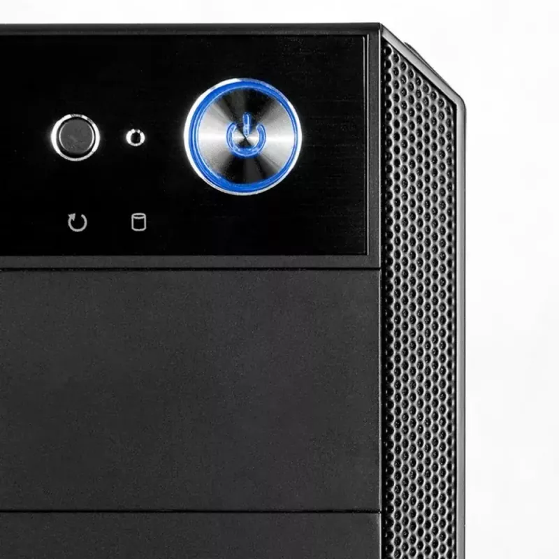Modecom Oberon Pro Midi Tower pc-behuizing, ATX/Micro ATX/ITX, zijvenster, videokaart tot 395 mm, 2x USB 3.0, zwart