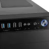 Modecom Oberon Pro Midi Tower pc-behuizing, ATX/Micro ATX/ITX, zijvenster, videokaart tot 395 mm, 2x USB 3.0, zwart