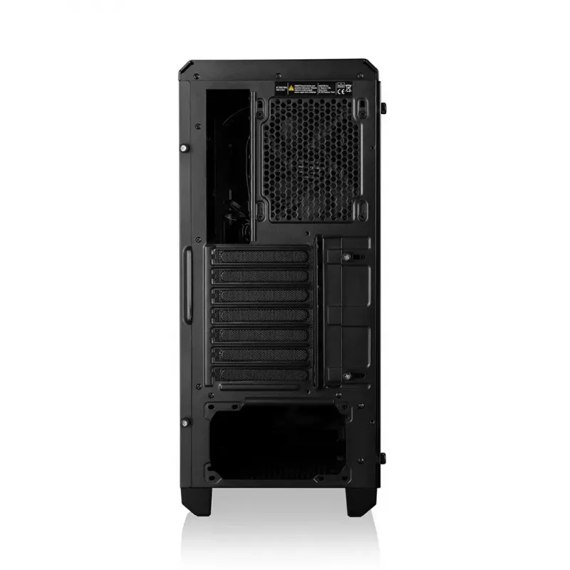 Modecom Oberon Pro Midi Tower pc-behuizing, ATX/Micro ATX/ITX, zijvenster, videokaart tot 395 mm, 2x USB 3.0, zwart