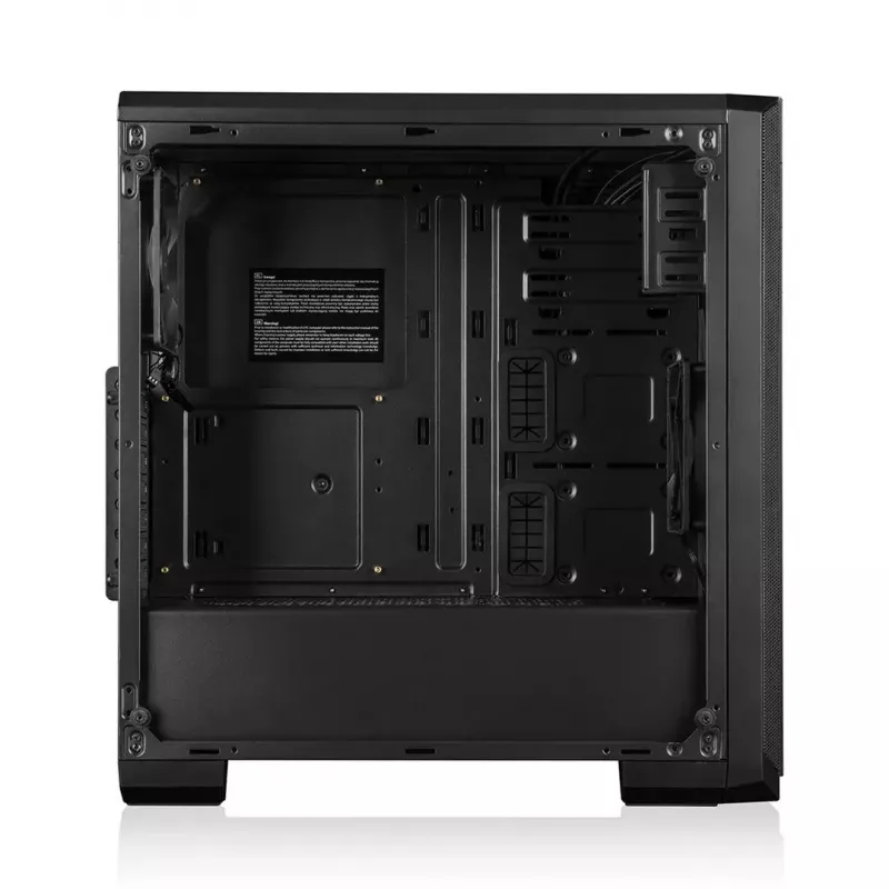 Modecom Oberon Pro Midi Tower pc-behuizing, ATX/Micro ATX/ITX, zijvenster, videokaart tot 395 mm, 2x USB 3.0, zwart