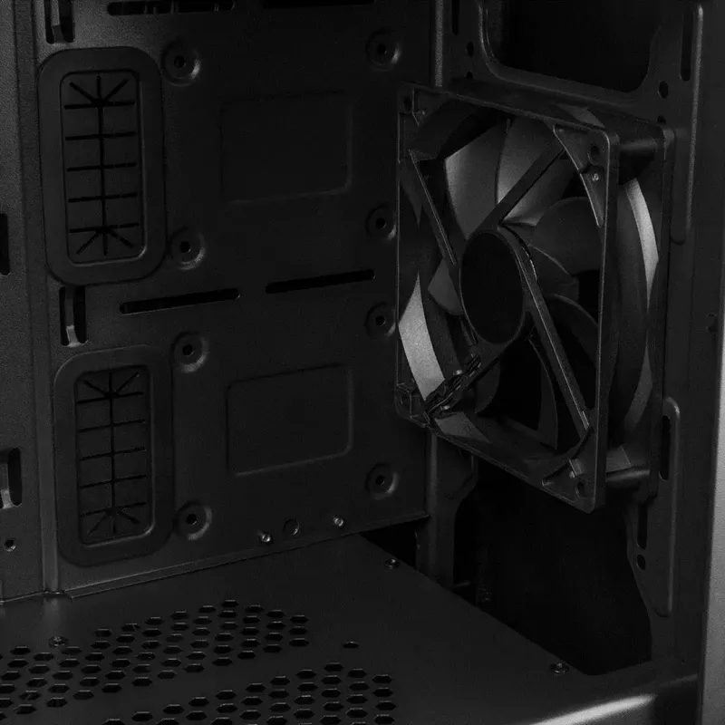 Modecom Oberon Pro Midi Tower pc-behuizing, ATX/Micro ATX/ITX, zijvenster, videokaart tot 395 mm, 2x USB 3.0, zwart
