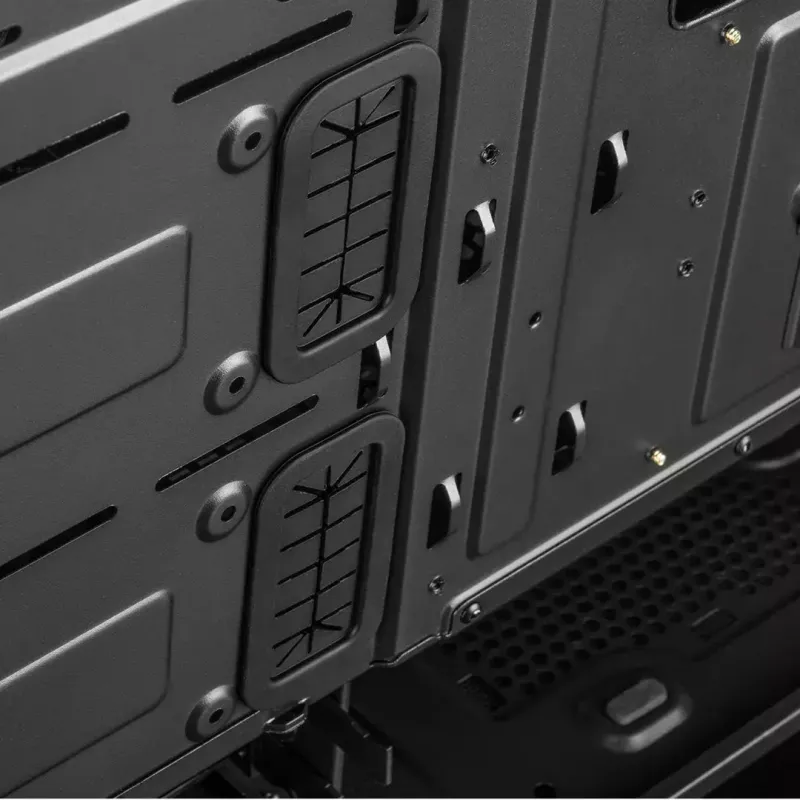 Modecom Oberon Pro Midi Tower pc-behuizing, ATX/Micro ATX/ITX, zijvenster, videokaart tot 395 mm, 2x USB 3.0, zwart
