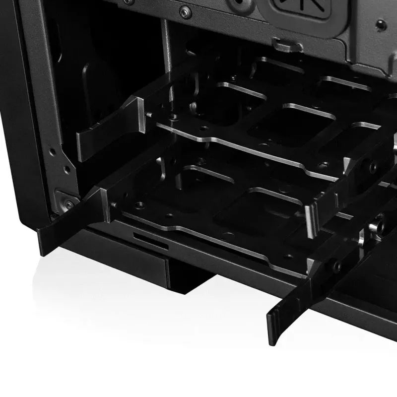 Modecom Oberon Pro Midi Tower pc-behuizing, ATX/Micro ATX/ITX, zijvenster, videokaart tot 395 mm, 2x USB 3.0, zwart