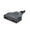 HDMI-kabel Gembird DSP-2PH4-04 — HDMI type A stekker naar 2× HDMI type A bus, zwart, rechte stekker