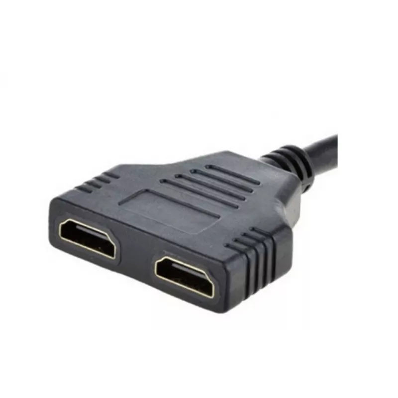 HDMI-kabel Gembird DSP-2PH4-04 — HDMI type A stekker naar 2× HDMI type A bus, zwart, rechte stekker