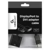 GEMBIRD DisplayPort naar DVI-adapterkabel – zwart