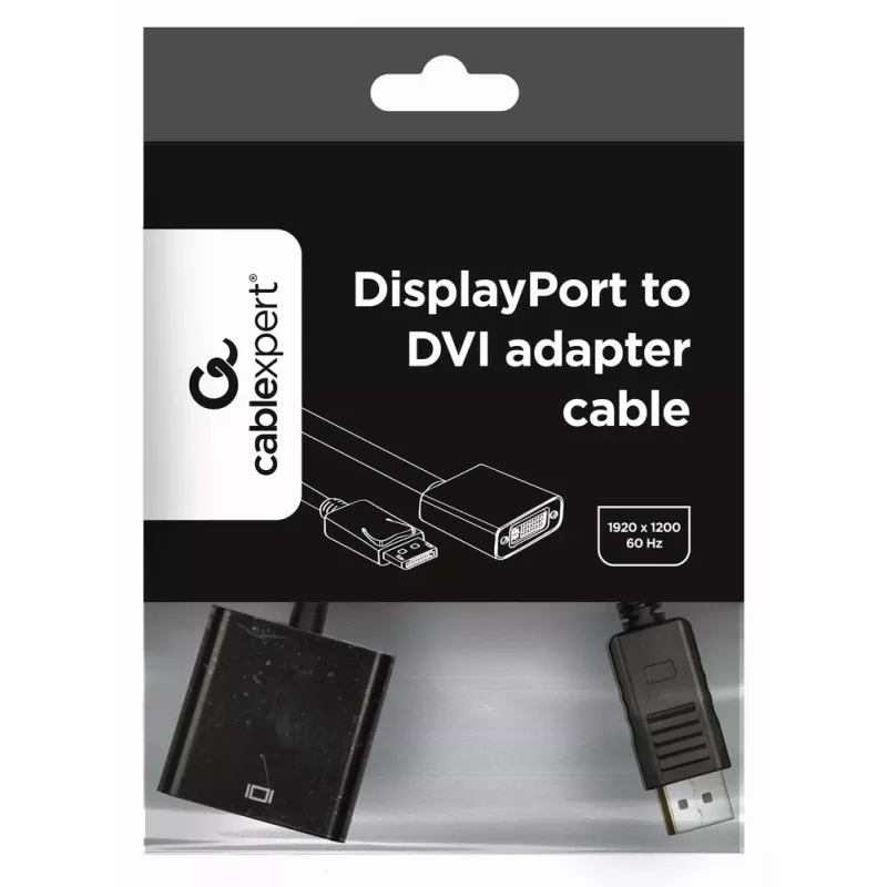 GEMBIRD DisplayPort naar DVI-adapterkabel – zwart