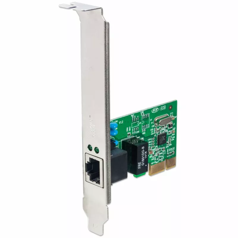 Intellinet Gigabit PCI Express-netwerkkaart, 10/100/1000 Mbps PCI Express RJ45 Ethernet-kaart