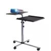 Laptopstandaard Techly universele verstelbare trolley voor notebook projector zwart