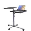 Laptopstandaard Techly universele verstelbare trolley voor notebook projector zwart