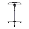 Laptopstandaard Techly universele verstelbare trolley voor notebook projector zwart