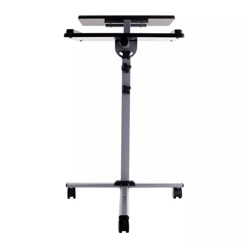 Laptopstandaard Techly universele verstelbare trolley voor notebook projector zwart