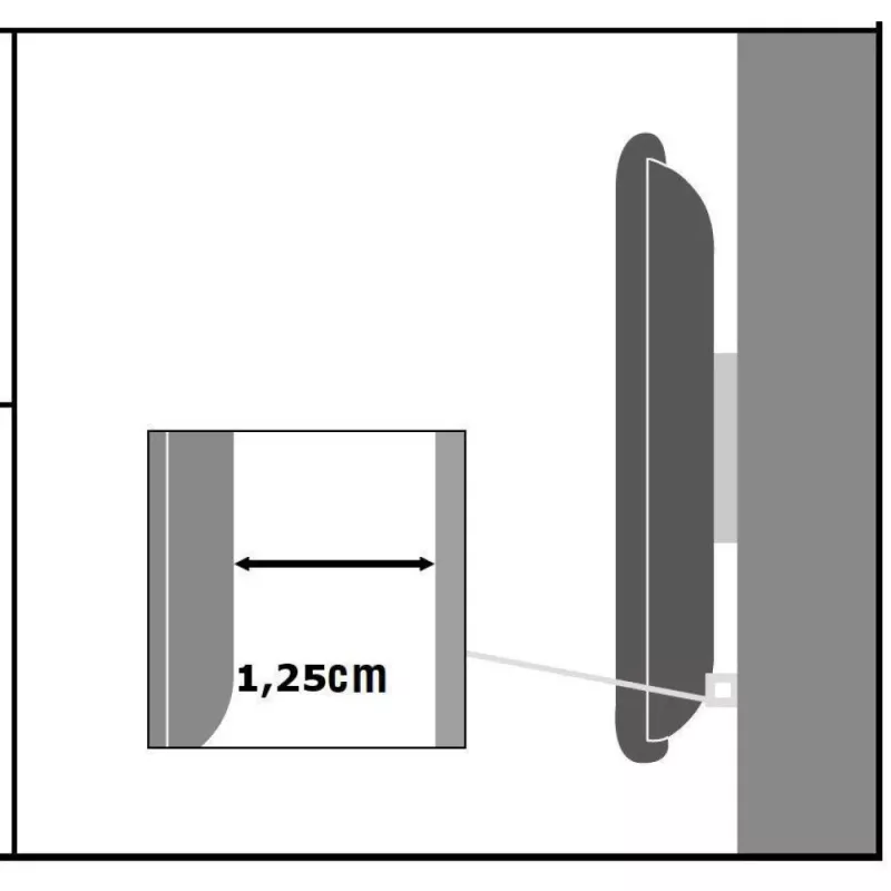Techly 13-37 inch muurbeugel voor LED LCD tv vast ICA-LCD 114