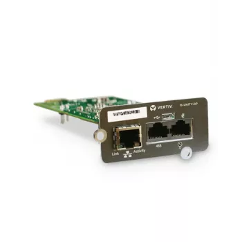 Vertiv Liebert IntelliSlot Unity-kaart, intern, bekabeld, RJ-45, Ethernet, 100 Mbit/s