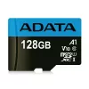 MicroSDXC flashgeheugen ADATA 128 GB UHS‑I Class 10 — 85 MB/s lezen, 25 MB/s schrijven, waterdicht, met SD-adapter