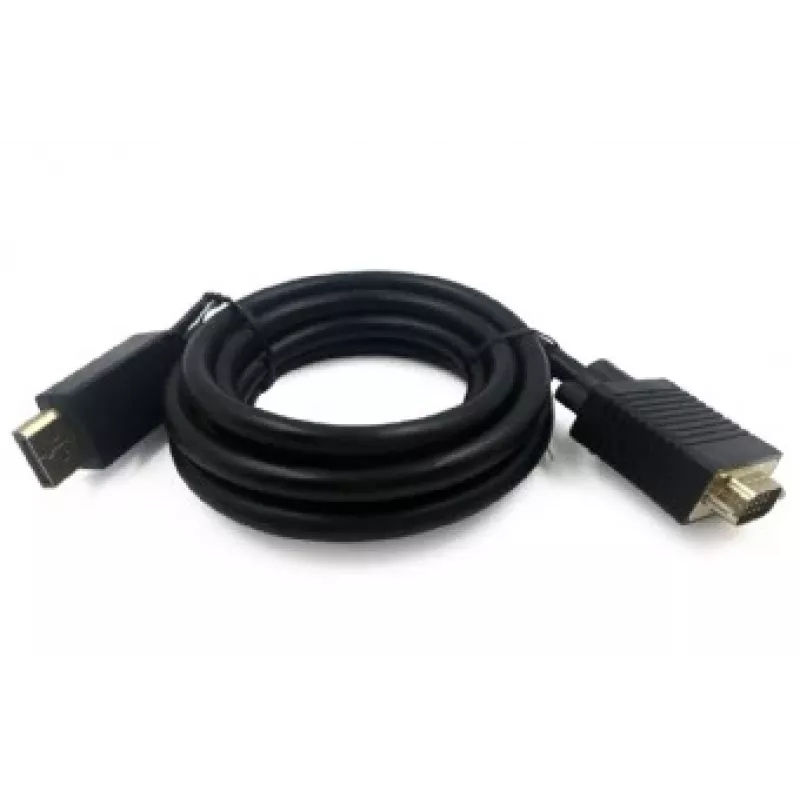 Gembird CCP-DPM-VGAM-6 DisplayPort-naar-VGA-adapterkabel, 1,8 m, zwart