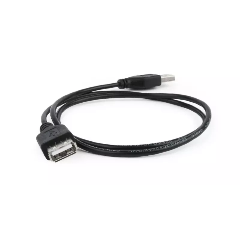 GEMBIRD USB 2.0-verlengkabel, 0,75 m - zwart
