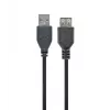 GEMBIRD USB 2.0-verlengkabel, 0,75 m - zwart