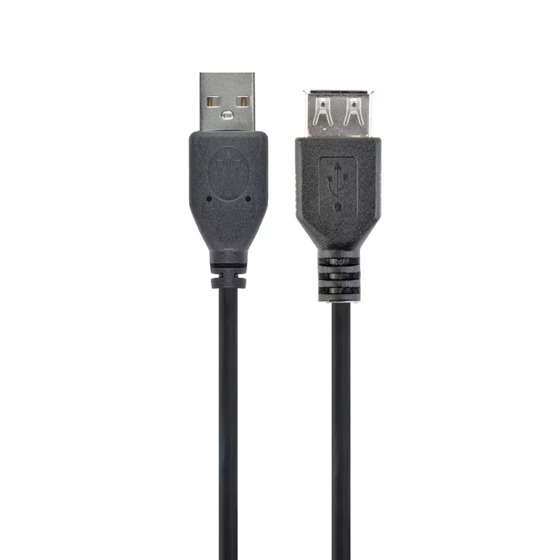 GEMBIRD USB 2.0-verlengkabel, 0,75 m - zwart