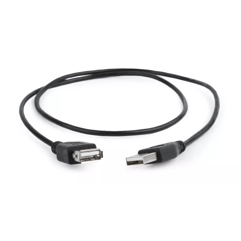 GEMBIRD USB 2.0-verlengkabel, 0,75 m - zwart